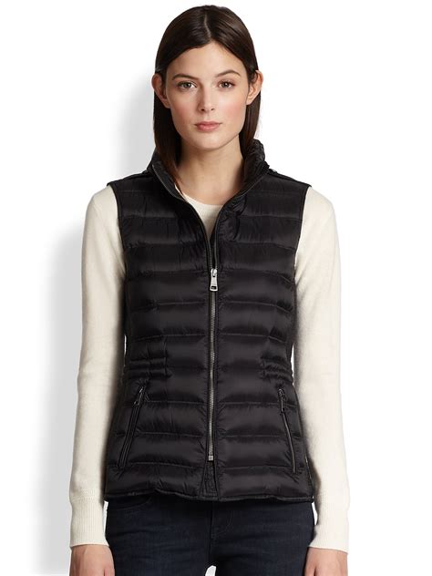 burberry vest for women